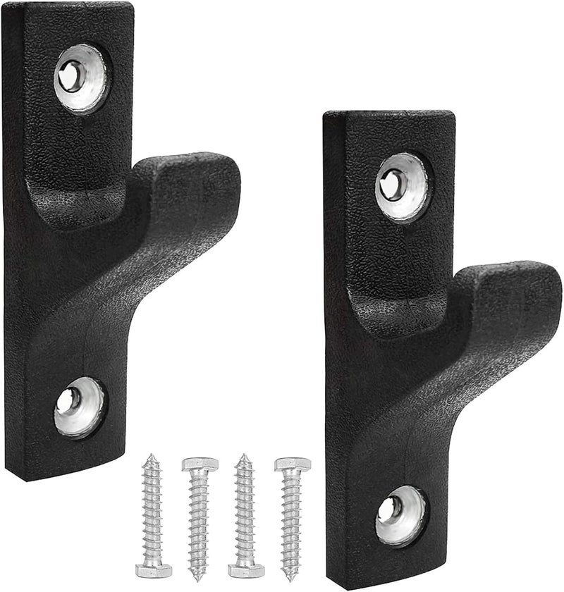 Luwint Wall Mounted Horizontal Barbell Holder, 1 Bar/2 Bars Storage Rack - Image 2